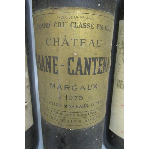 428 - 3 bottles of Bordeaux, comprising 1 1975 Ch. Brane-Cantenac margaux, 1 1970 Ch. Beau-Site-Haut-Vigno... 