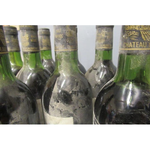 430 - 9 bottles Chateau Beaumont, 1983, cru Bourgeois, haut-medoc