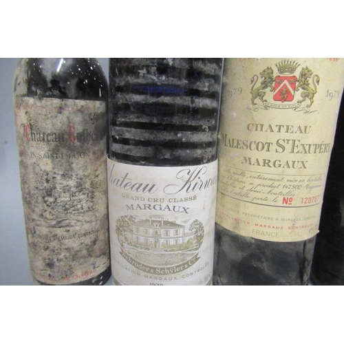 433 - 4 bottles of Bordeaux, comprising 1 1979 Ch. Malescot St Exupery Margaux, 1 1979 Ch. Kirwan Margaux,... 