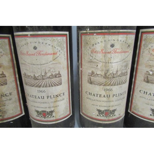 438 - 7 bottles Chateau Plince, 1966, Ets Saint Ferdinand