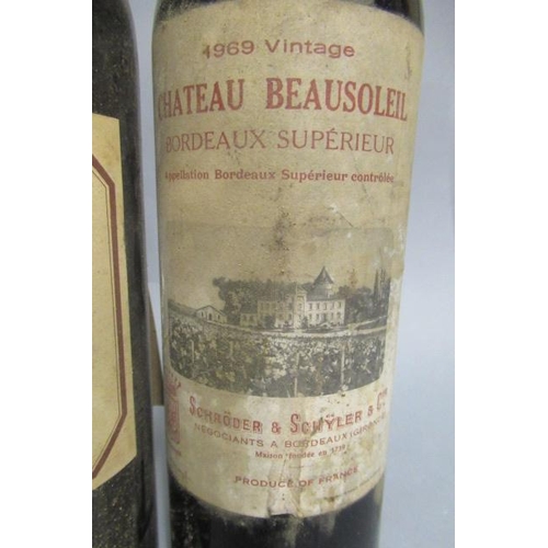 441 - 3 bottles of 1960s Bordeaux, comprising 1 1962 Ch. Calon-Segur, premier cru de Saint-Estephe, 1 1962... 