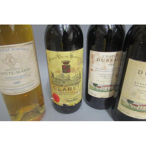 446 - 6 bottles of Bordeaux, comprising 2 1986 Ch. Dubraud, 1 1993 Ch. Sainte-Marie, 1 1991 Lovico Suhindo... 