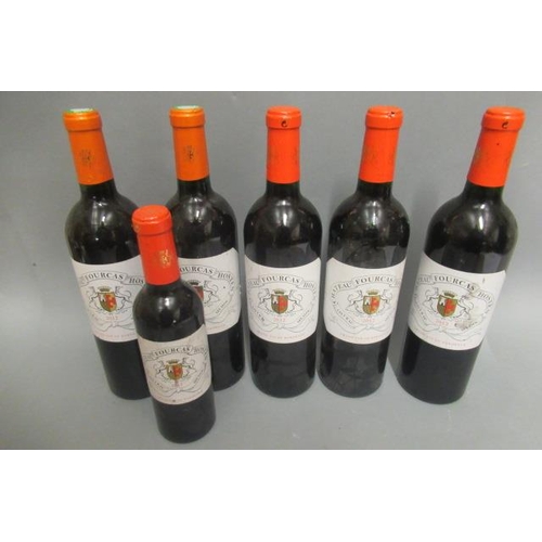 459 - 5 and 1 half bottle Chateau Fourcas Hosten, 2012, Listrac Medoc