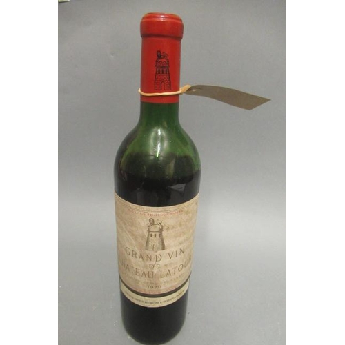 462 - 1 bottle Grand Vin de Chateau Latour, 1970, premier grand cru classe