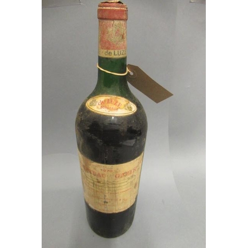 464 - 1 magnum Chateau Gazin, 1970, de Luze Bordeaux