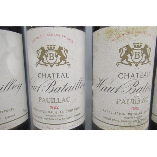 474 - 4 bottles Chateau Haut-Batailley, 1982, grand cru classe, pauillac