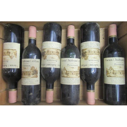 475 - 6 bottles Chateau Certan, 1985, pomerol, grand vin, OWC