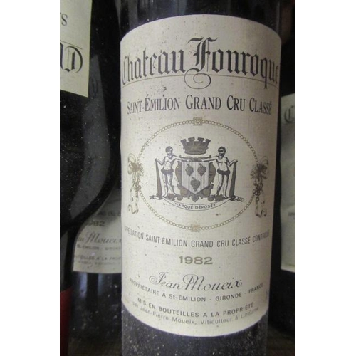 479 - 9 bottles Chateau Fonroque, 1982, Saint-Emilion grand cru classe