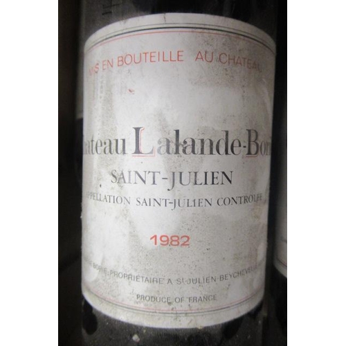 480 - 10 bottles Chateau Lalande-Borie, 1982, Saint-Julien