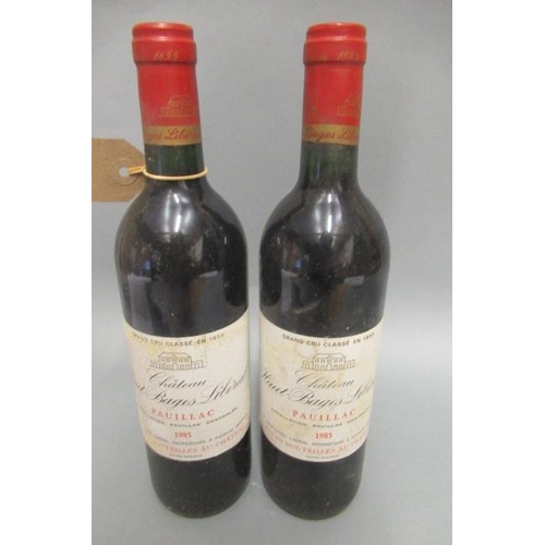 483 - 2 bottles Chateau Haut-Bages Liberal, 1985, pauillac, grand cru classe