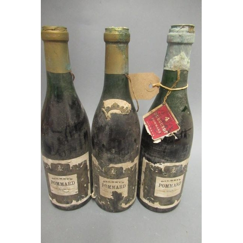 563 - 3 half bottles Gilbeys Pommard