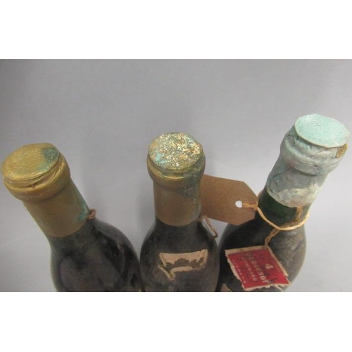 563 - 3 half bottles Gilbeys Pommard