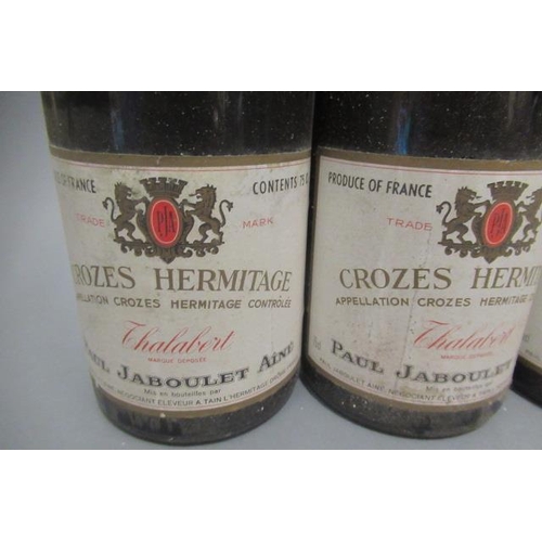 569 - 3 bottles Crozes Hermitage, 1978, Chalabert, Paul Jaboulet