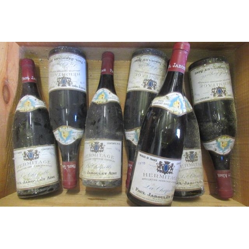 571 - 7 bottles La Chapelle Hermitage, 1978, Paul Jaboulet