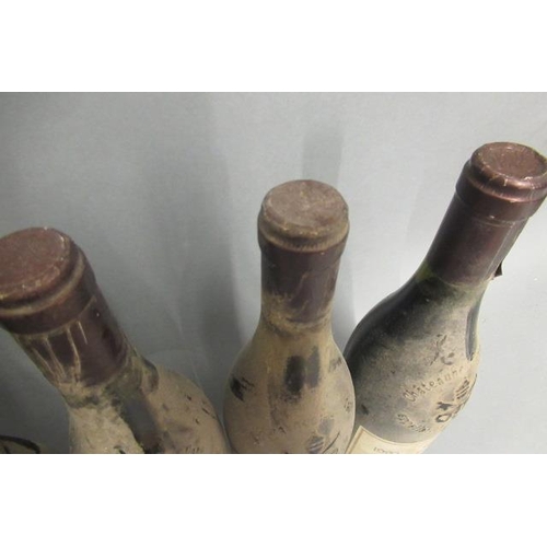 572 - 5 bottles Chateauneuf-du-Pape, 1995, two different bottling types