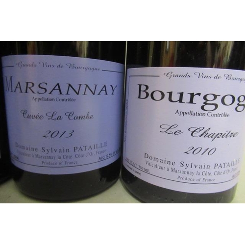 573 - 2 bottles Marsannay, 2013, Domaine Sylvian Pataille, and 1 bottle Bourgogne, 2010, Le Chapitre, Doma... 