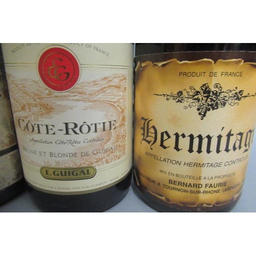 574 - 3 bottles of Rhone, comprising 1 bottle Cote-Rotie, 2009, Brune et Blonde de Guigau, 1 bottle Cote-R... 