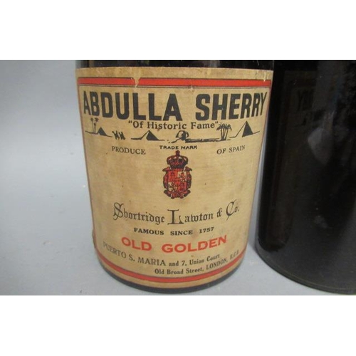 60 - 3 bottles vintage sherry, comprising 1 Abdulla 