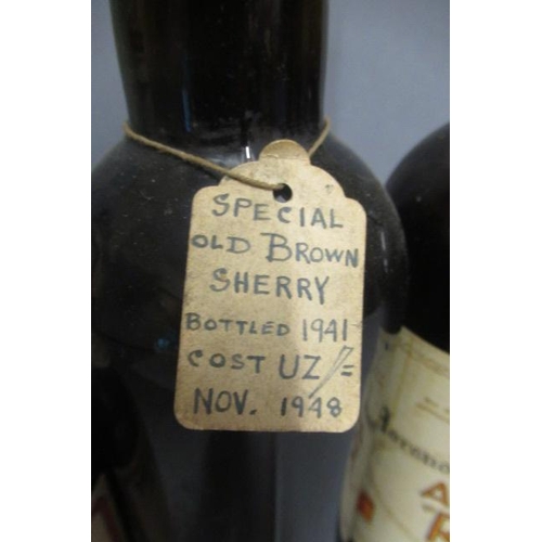 60 - 3 bottles vintage sherry, comprising 1 Abdulla 