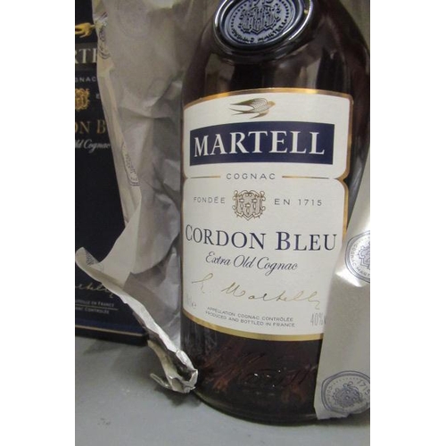 75 - 1 bottle Martell Cordon Bleu Extra Old cognac, boxed