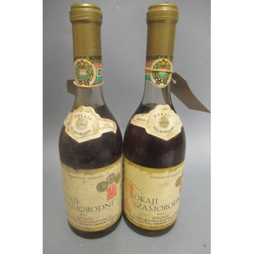 76 - 2 bottles 1975 Tokaji Szamorodni