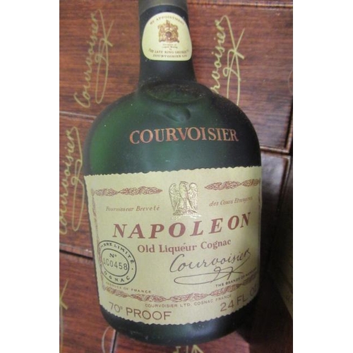 82 - 12 bottles Courvoisier Napoleon old liqueur cognac, all individually boxed, OC