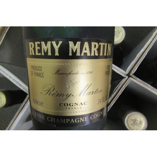 83 - 12 bottles Remy Martin VSOP fine champagne cognac, OC