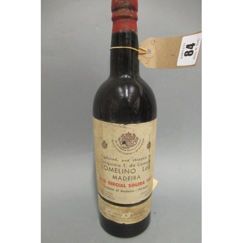 84 - 1 bottle 1861 Lomelino Ldo Madeira, old Sercial solera