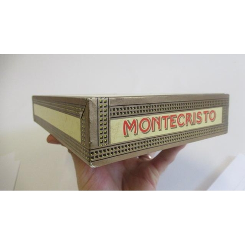 96 - A box of 25 Montecristo No.4 Haban cigars