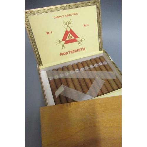 97 - A box of 12 Montecristo No.4 Haban cigars