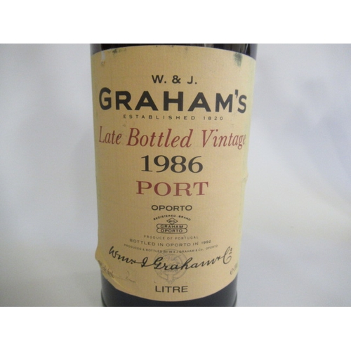 288 - One litre 1986 Grahams LBV port