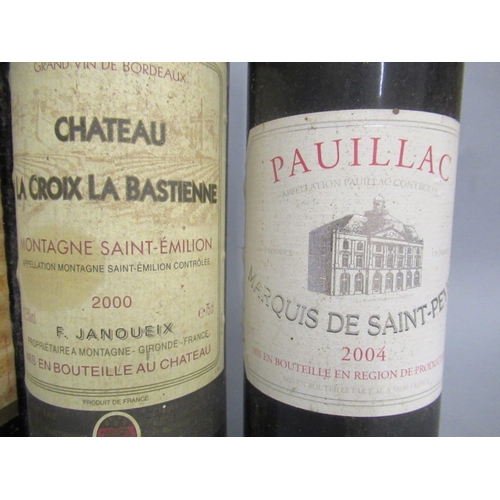 429 - 5 bottles of Bordeaux, comprising 2 1971 Ch. Haut-Badon, Saint Emilion, 1 2000 Ch. La Croix La Basti... 