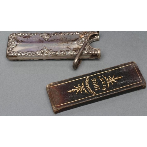 122 - A LATE VICTORIAN SILVER PRESENTATION KEY, maker possibly James Fenton, Birmingham 1895, the vacant c... 