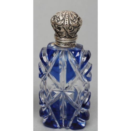 150 - A COLLECTION OF GEORGIAN AND LATER GLASS SCENT BOTTLES, comprising 