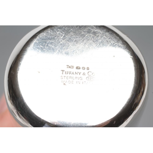 196 - A GOLF BALL HOLDER AND COVER, maker Tiffany & Co., stamped Sterling 925, London import mark 1995, of... 