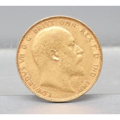 309 - AN EDWARD VII SOVEREIGN, 1905, 8g (Est. plus 17.5% premium)