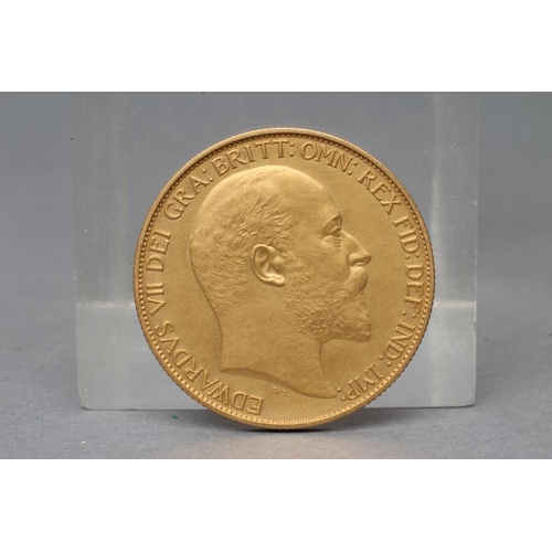 317 - AN EDWARDIAN VII GOLD £2, 1902, 15.9g (Est. plus 17.5% premium)