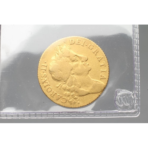 321 - A CHARLES II GOLD GUINEA, 1679, 8.2g (Illustrated) (Est. plus 17.5% premium)