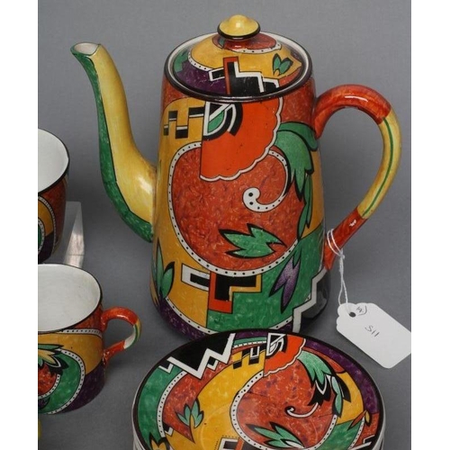 44 - AN ART DECO WINTON POTTERY 