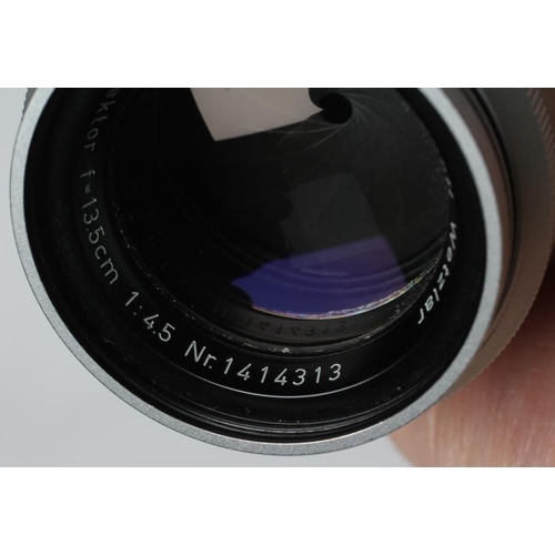 545 - A CARL ZEISS PLANAR LENS, 2/50 ZM, T*, 15868368, boxed, together with an Ernst Leitz GmbH Wetzlar le... 