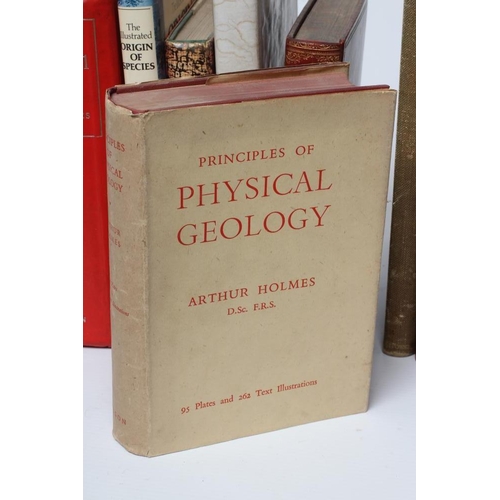 554 - A COLLECTION OF TEN BOOKS ON GEOLOGY including Principles of Physical Geology by Arthur Holmes, firs... 