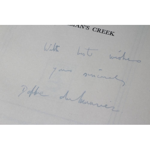 556 - A SIGNED COPY OF FRENCHMAN'S CREEK by Daphne du Maurier, The Continental Book Company 1942 signed in... 