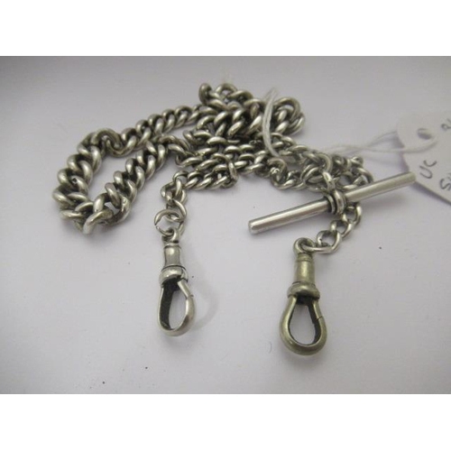 208 - SILVER ALBERT CHAIN