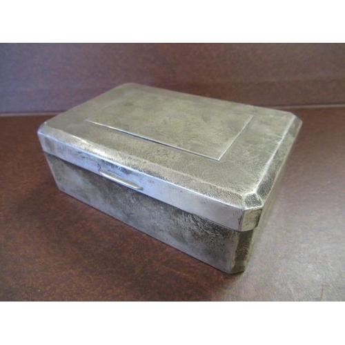 261 - SILVER CIGARETTE BOX