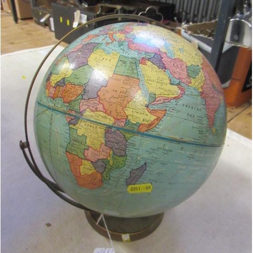 40 - CRAM 2 Co  OF INDIANAPOLIS SCHOLASTIC GLOBE