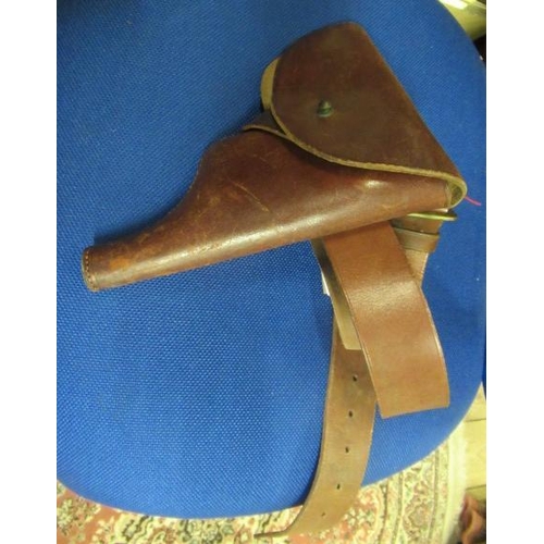 49 - LEATHER PISTOL HOLSTER