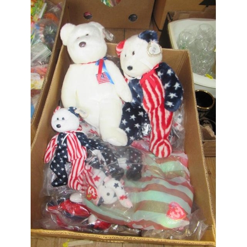 516 - BOX OF BEANIE BABY TOYS