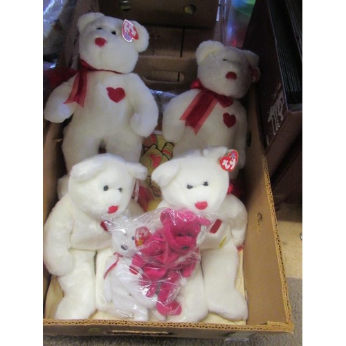 529 - BOX OF BEANIE BABY TOYS