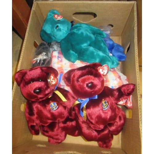 532 - BOX OF BEANIE BABY TOYS