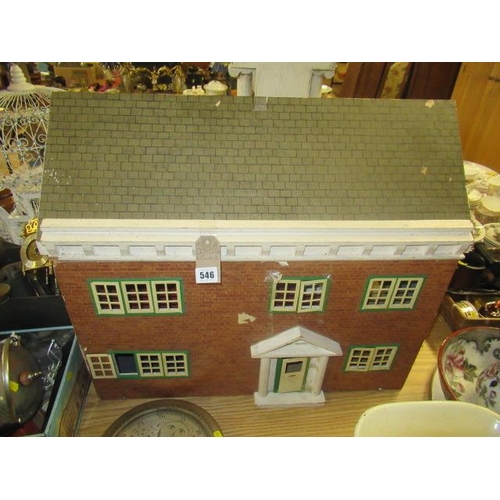 546 - DOLLS HOUSE AND CONTENTS